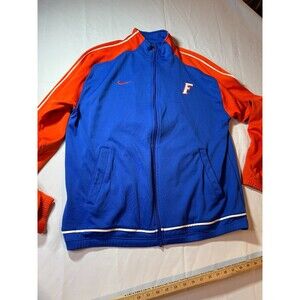 Vintage Nike Team Florida Gators Track Suit Jacket Blue Full Zip Mens Large Blue